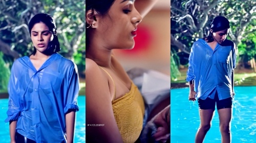 Samyuktha Menon HOT Show Wet Body From Erida HD Video 60fps Celeb