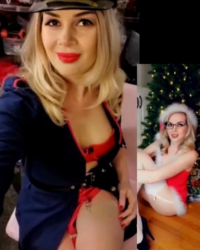 Brenda Hughes semi nude teasing Christmas special deepfake video