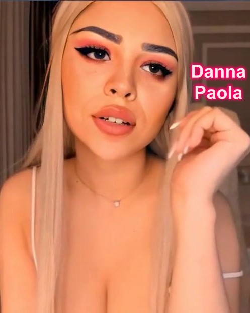 Danna Paola sexy cleavage deepfake live webcam seducing video